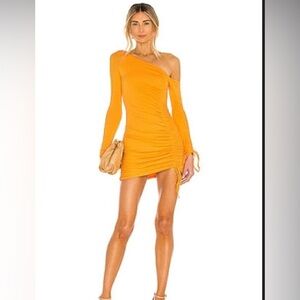 Revolve Camila Coelho Lena mini dress- tangerine NWT